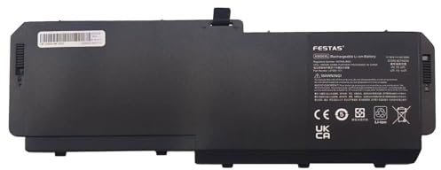 FESTAS 95.9Wh AM06XL AMO6XL Batterie Compatible avec HP ZBook 17 G5, ZBook 17 G6 Series AM06095XL-PL HSTNN-IB8G HSN-Q12C L07350-1C1 L07044-855 Ordinateur PC Portable