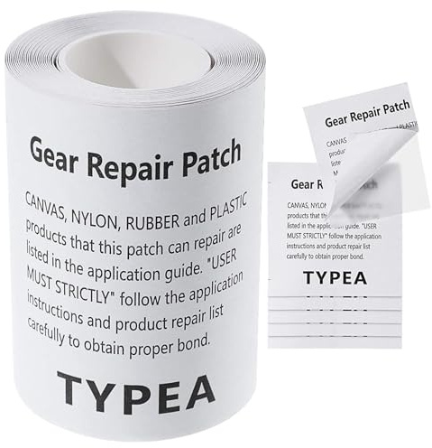 Gear Repair Patch, Transparent Repair Tape, Durable Adhesive Gear Repair Patch, Flexible Transparent for Inflatable Boat Patches | Tent Patches, PVC Nylon Canvas, Artificial Leather