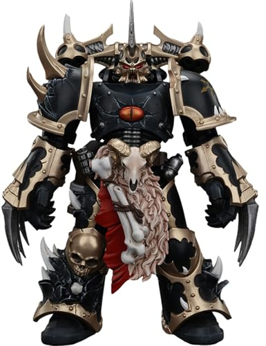 JOYTOY Warhammer 40k Chaos Space Marines, Chaos Space Marines Black Legion Chosen with Lightning Claws 1/18 Action Figure, Dedicated To You Who Love Collecting