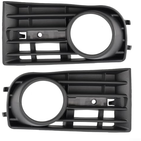 Cubierta de luz antiniebla, par de parachoques delantero rejilla inferior para Golf MK5 2003-2009 1K0853665B 1K0853666B marco de plástico ABS negro