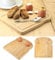 Apollo Rubberwood Breakfast Bread Toast Serving Tray with Egg & Cheese Holder Board