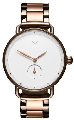 MVMT Orologio Analogico al Quarzo da donna con cinturino in acciaio inossidabile color oro rosa - D-FR01-TIRGW