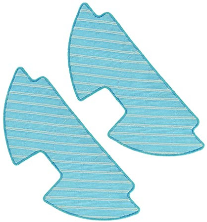 Rowenta ZR177005, 2 Lingettes Microfibres compatibles avec Les aspirateurs Robot Explorer 80, Bleu