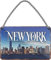 schilderkreis24 Blechschilder Kollektion 18x12cm – Städte-Motive aus aller Welt: Dekoration & Geschenkidee für Weltenbummler (New York)