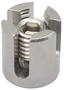 Morsetto a Croce in Acciaio Inossidabile,MoreChioce Morsetti a Croce per Cavo Metallico Morsetto per Corda a Morsetto a Croce Morsetto per Fune a Croce in Acciaio Inossidabile,12mm x 6mm