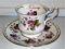 Rofu Lot de 2 tasses de collection, Royal Albert février, petites, originales, Bone China Action/Kik