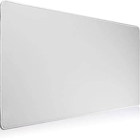 Jahosin Grand Tapis de Souris de Jeu avec Bords Cousus, [70x30 cm] Tapis de Souris étendu avec Base en Caoutchouc Naturel antidérapante pour joueur/bureau/bureau/maison-70x30 Greyfr