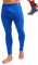 Merino Unterwäsche Herren - Lange Unterhosen Herren Merino Thermounterwäsche + Wollsocken(Large, 250 Cobalt Blue)