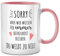 Seness Sorry aber wir müssen für immer befreundet bleiben Tasse, Abschiedsgeschenk Kollegen Jobwechsel, Abschied beste Kollegin Geschenk, Lieblingskollegin, Beste Freundin BFF, Team Büro Arbeit