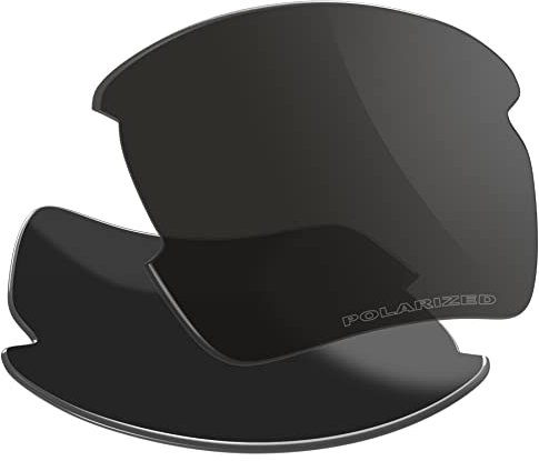 Vaep Verres de rechange en polycarbonate pour Oakley Flak 2.0 XL OO9188 - Polarisés élargis, Noir pêche, Flak 2.0 XL