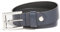 Guess BM7425LEA40 Herrengürtel aus schwarzem Leder LEDER XL/Blu