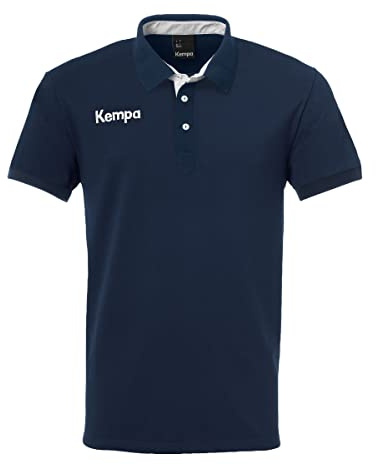Kempa Prime Polohemd Marine/Weiß M