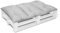 Amilian Palettenkissen 120 x 80 Sitzauflage Sitzkissen für Europaletten Palettensofa Palettenmöbel Balkon Kleine Couch Outdoor Sessel oder kleines Sofa für Jugendzimmer