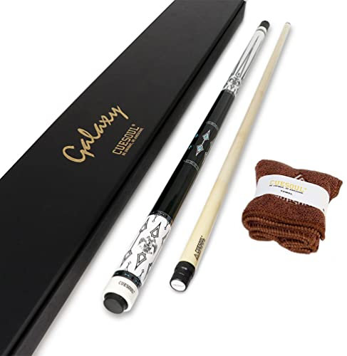 CUESOUL Galaxy 58 Zoll 19 Unzen Billardqueue, 13 mm Spitzen (CSPC-GX-3)