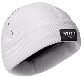 Mystic Watersports - Surf Kitesurf & Windsurfing 2mm Neopren Neoprenanzug Beanie Mütze - Off White - Flatlock Nähte