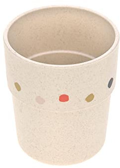 LÄSSIG Kinder Becher Trinkbecher Tasse Kindergeschirr ohne Melamin, BPA-frei, für Spülmaschine und Mikrowelle/Mug Little Mateys spicy orange