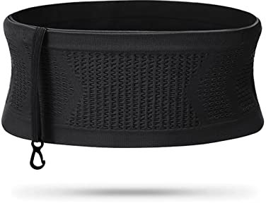 Multifunktionale Strick Atmungsaktive Verdeckte HüFttasche, universeller Laufgürtel, Sport-Bauchtasche, Verstellbarer Laufgürtel, feuchtigkeitsableitender Aufbewahrungsgürtel für Damen Und Herren