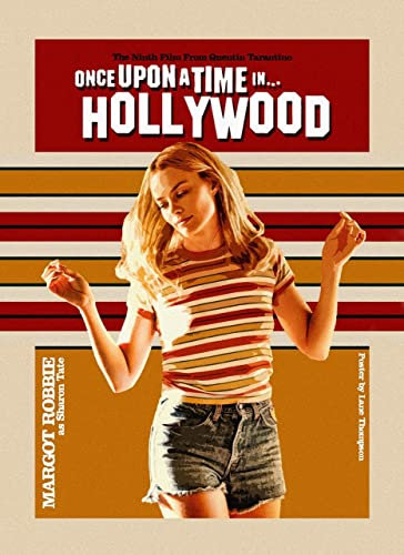 Once Upon a Time in Hollywood 8 Poster A1 - Filmkunstposter in verschiedenen Größen für Wohn- oder Schlafzimmerideen. Randlose Kultfilmbilder, klassische ikonische 70er, 80er, 90er Jahre, Vintage-Ret
