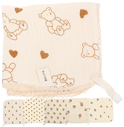 SAFIGLE 6stücke Sabberlätzchen Für Junge Mädchen Aus Kreppmaterial Fütterungslätzchen Für Kleinkinder Esslätzchen Für Neugeborene Leicht Und Vielseitig Einsetzbar