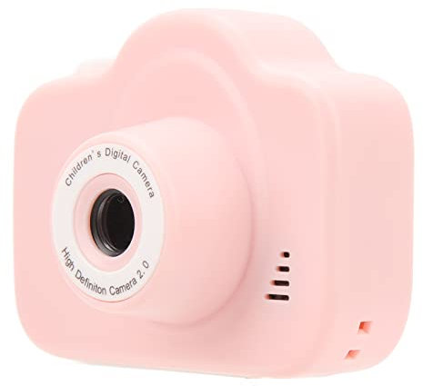 SHYEKYO Children Digital Camera ,32G Memory Card Expandable 2000W HD Kids Camcorder Toy Front Rear Dual Lens for Toddler(Pink)