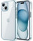 JETech Case for iPhone 15 Plus 6.7-Inch, Non-Yellowing Shockproof Phone Bumper Cover, Anti-Scratch Clear Back (Blue)
