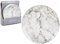 Assiette en mélamine motif marbre gris et blanc (27,94 cm) – Plat durable et élégant – Idéal pour les pique-niques, les fêtes et une utilisation quotidienne (1 pièce)