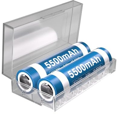 5500mAH 2 pcs BOANV ZI7OO Rechargeable Battery 3.6V, 19.80Wh Battery for Electric or Automatic Equipment or Flash Lights(pack of 2)