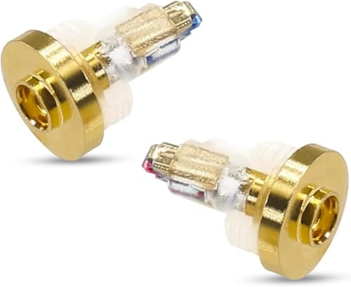 okcsc MMCX - Adaptador hembra (lado del cable) a EXK (lado de auriculares) compatible con Sony MDR EX1000 EX800 MDR7550 EX600 conector transparente