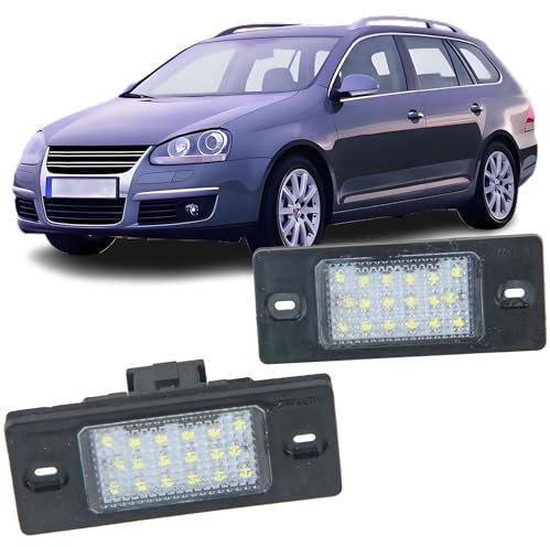 REINKO LED Kennzeichenbeleuchtung passt für Skoda Fabia 1 6Y VW Golf Variant 1J 1K Bora Tiguan