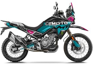 KIT Deco Moto CF Moto 450 MT Depuis 2024 Jakarta (Turquoise, Cross)