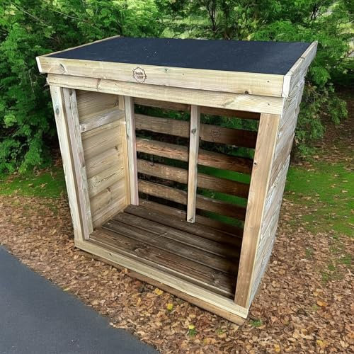 Hamilton - Tienda de troncos de madera para exteriores, fácil montaje en 10 minutos.