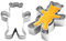 Utensile per tagliare biscotti, formine per biscotti, cartoni animati, in acciaio inox, da forno per , facile da pulire, per Natale, Halloween, Pasqua