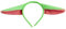 MUNSKT Bandeau en tissu pour enfant, accessoire de costume, bandeau d'oreille d'elfe vert, costume de jeu de rôle, fête d'Halloween et de Noël