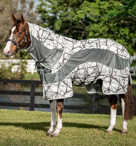 Horseware Fliegendecke Amigo CamoFly 3-in-1 Plus CamoFly Print/Grey/ 155 cm (6'9)