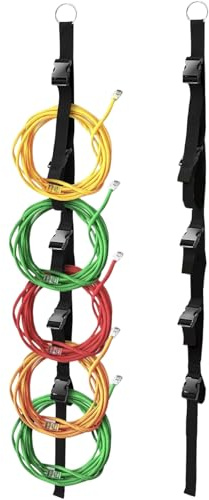 Verlängerungskabel Wickler | Robuste Aufbewahrungsbänder für Kabel, Schläuche und Seile | 2 Stück Robuste Wickelhilfe Kabelhalter Für Wohnmobil Garage Garten