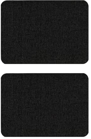 Selbstklebende Stoff Reparatur Patches Leinenoptik (2 Stück, 20.5x28cm) - Unsichtbare Flicken für Autositze, Sofa, Möbel, Vorhänge, Polster - Reparatur-Set für Löcher, Risse & Kratzer
