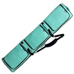 Zambuph Skitasche, Skireisetasche, verstellbare Größe, großes Fassungsvermögen, Transportlösung für Snowboards, mit Rollen, verstellbar für Flugreisen, Grün, 165 x 36 x 20 cm