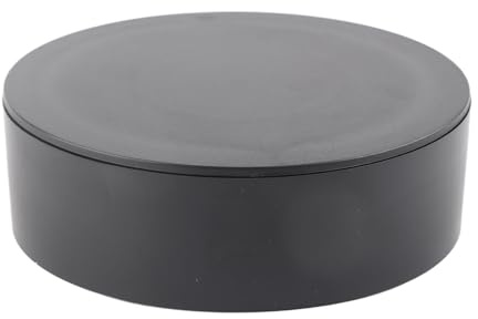 Dioche Support, Présentoir Rotatif à 360 Degrés – Plateau Tournant électrique pour Bouteilles de Vin, Cosmétiques et Montres, Charge Maximale 6,6 LB (Black)
