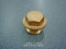 AK BRASS HEX FLANGED MALE BLANKING CAP STOP END BSP IN VARIOUS SIZES ((1-1/4BSP))