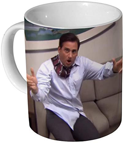 The Office Michael Parkour Tasse à café humoristique en céramique