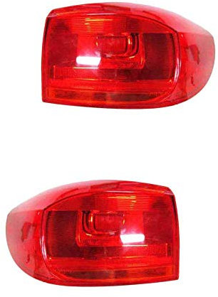 Rückleuchte Heckleuchte Set links & rechts rot P21W W5W ohne Lampenträger für Model Tiguan 5N_