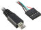 Aukson D54 5-Pin Header Buchse auf Micro USB 5-Pin Stecker Adapter – 50cm Motherboard Kabel für USB Header PCB