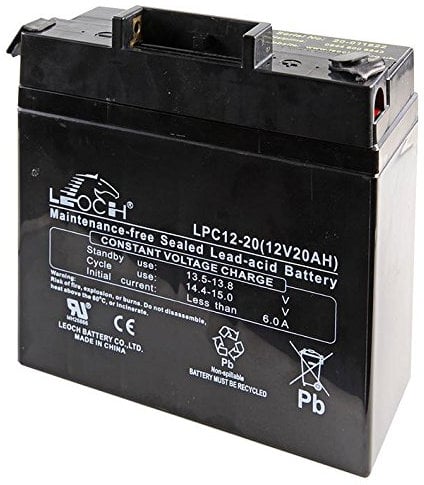 BATTERY, GOLF, 12V 20AH POWAKADDY | Rechargeable Batteries By LEOCH - LG-A150TBAR