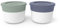 monbento - Récipients à Sauce Lunch Box MB Temple S Natural - Petits Pots avec Couvercle pour Sauces - Hermétiques - Réutilisables - Compatibles avec Bento Box MB Original & MB Square - Vert et Bleu