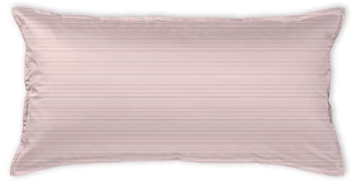 Curt Bauer Mako-Brokat-Satin Kissenbezug einzeln Dessin 9033 BENTE Farbe blush-257 Größe 40x80cm