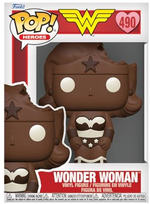 Funko POP! Heroes: DC - Wonder Woman - (Val Choc) - DC Comics - Vinyl-Sammelfigur - Geschenkidee - Offizielle Handelswaren - Spielzeug Für Kinder Und Erwachsene - Comic Books Fans
