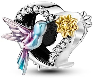 MULA Charms Anhänger Silber 925 für Armbänder, Kompatibel mit Europäischen Armbändern und Halskette für Frauen