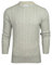 Xact Men's Sustainable Cotton Rich Cable Knit Jumper (Ecru) M
