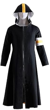 Halloween Erwachsener Mantel Trafalgar Law Cosplay Umhang Kostüm Luo Herren Schwarze Robe,L-Black