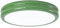 HvKvHvY LED Deckenleuchte Rund IP20 Aluminium Deckenleuchte Wohnzimmer,30Cm 24W Lampe Decke FüR Deckenlampe Deckenleuchte für Küche Flur Deckenleuchte, Grün